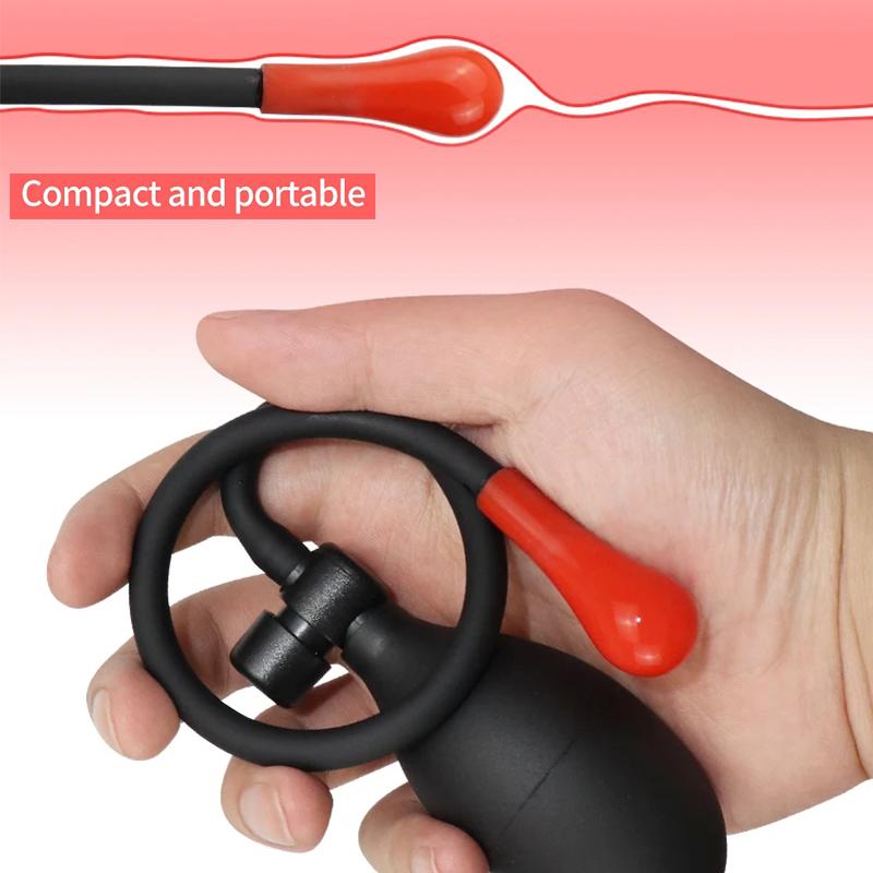 Aufblasbarer Analplug für Erwachsene SM Analdilator Vaginalexpander Sexspielzeug für Frauen Männer Einlaufprodukte Erotikmaschine Paare Werkzeuge