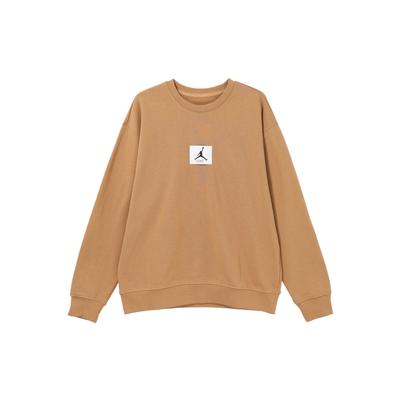 Jordan Moletom Essenciais Gola Careca Masculino Tops Legendary-Dark-Brown FB6935-231