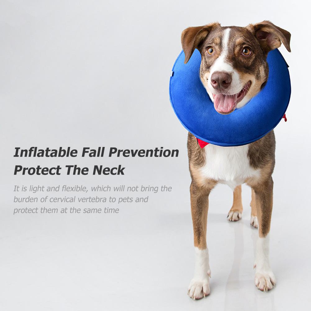 Inflatable Cat E-collar Healing Protective Dog Neck Cone Recovery Anti-bite Pet Supplies Anti Lick Surgery Wound