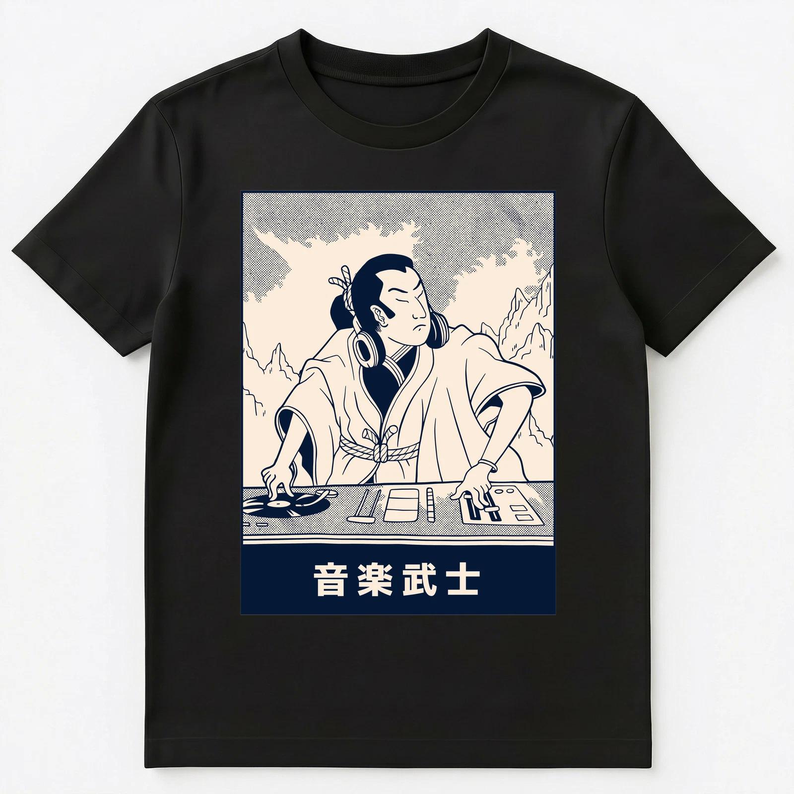 

Japanese Samurai Dj Disco Unisex T-Shirt S