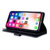 Multi-Function Leather Phone Case for iPhone 14, 13 Pro, Samsung S23U with Nine-Carat Zipper