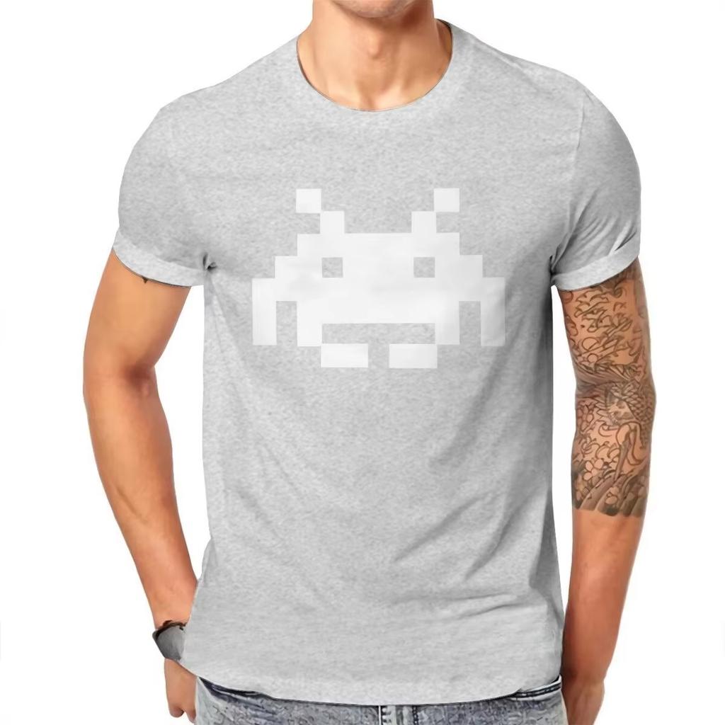 Don't Invade My Space Newest Tshirts Space Invaders Arcade Streetwear T Shirt Classic Mens Tops & Tees Street Top T-Shirts