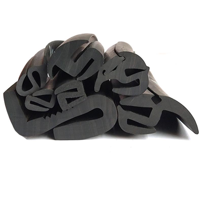 Glass Window with Sealed Card Edge, Anti-Scratch Rubber Strip, Wear-Resistant Edging, Waterproof, Anti-Collision Adhesive Strip