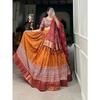 Woman's Perfectly  Collection Tussar Silk Lehenga Choli Patola Print with Foil Work ,Unstiched Blouse,