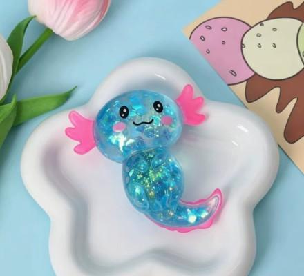 New Popular Colorful Cute Salamander Maltose Candy Toy Fun Squeezing Birthday Supplies Anti Anxiety Gift