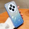 KEYSION Luxury Plating Glitter Phone Case for IQOO Z10 5G Transparent Soft TPU Shockproof Back Cover for IQOO Z10