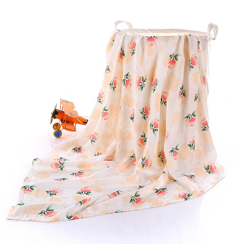 New Bamboo Cotton Soft Baby Blankets Newborn Muslin Swaddle Blanket for Newborn Girl and Boy Super Soft Baby Bath Towel
