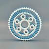 3D Printed Interstellar Gear Fingertip Gyroscope Decompression Toy For All Ages Cool Rotating Gear Artifact