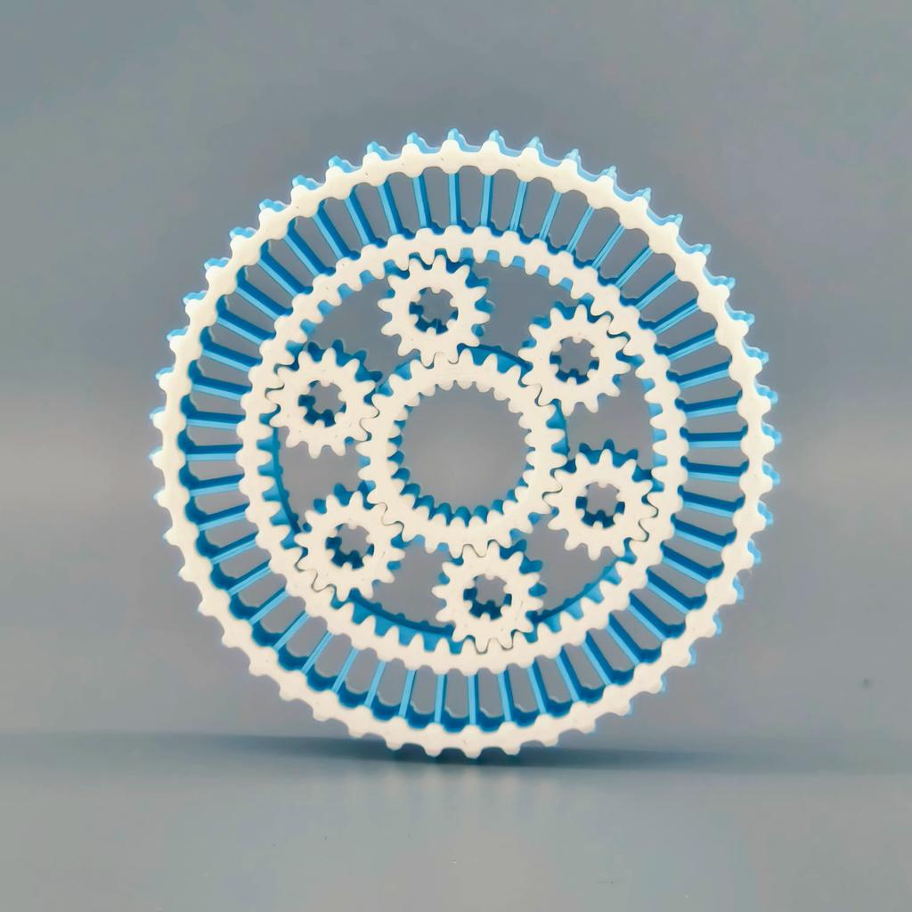 3D Printed Interstellar Gear Fingertip Gyroscope Decompression Toy For All Ages Cool Rotating Gear Artifact