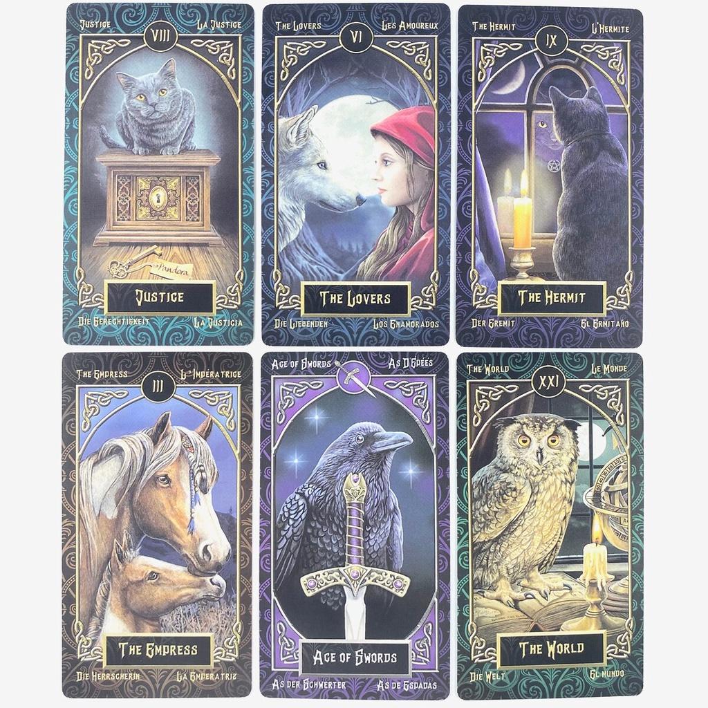 Familiars Tarot Deck Leisure Party Board Game Fortune-telling Prophecy Oracle Cards