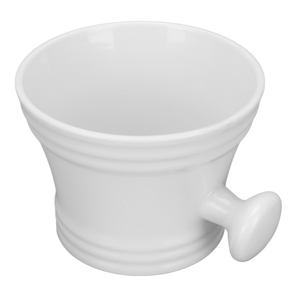 Shaving Soap Bowl Large Capacity Portable Men Shaving Mug with Handle for Home and Travel