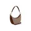 Coach Aria Shoulder Bag 26 Classic Monogram Hardware Zipper Closure Leather Crescent Bag Medium Women shoulder bag Brown CO997-IMVGB