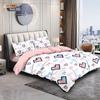 Comforter Cute Bow Love Bedding Set Ladies' Gift Pink Girl'S Room Decoration Single Double Large Size