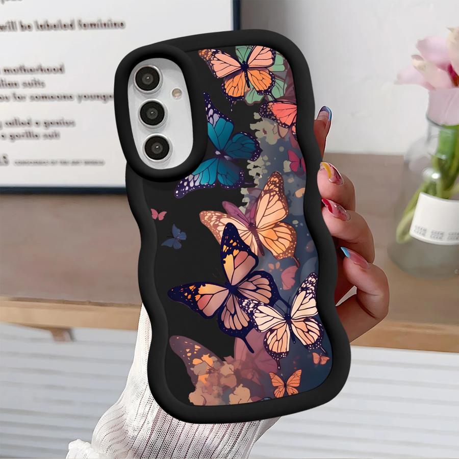Cute Butterfly Case for Samsung Galaxy A13 A15 A52 A11 A21s A12 A16 A14 Soft Phone Cover A03 A23 A05 A53 A06 A22 A33 A04
