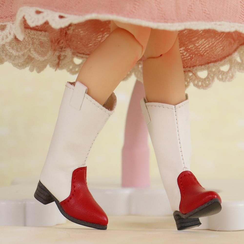 Botas Para Boneca Blyth Sapatos Legais Estilo Cow Boy Adequado 1/6 BJD 30cm Menina de Anime