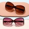 Gafas de sol polarizadas para mujer gafas cabeza de zorro tendencia de moda gafas versátiles gafas de transmisión en vivo celebridad de Internet