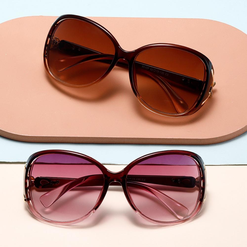 Gafas de sol polarizadas para mujer gafas cabeza de zorro tendencia de moda gafas versátiles gafas de transmisión en vivo celebridad de Internet