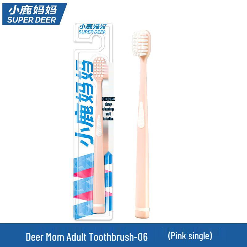 Little Deer Mom Adult Soft Bristle Toothbrush