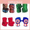 Superhero Hulk And Spiderman Plush Toy Boxing Gloves For Kids