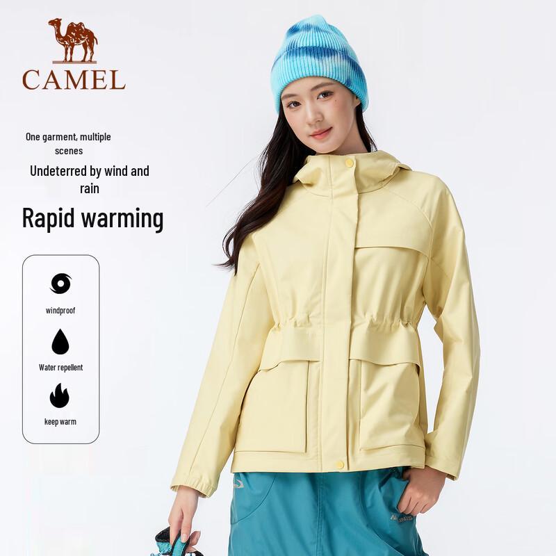 

Женская куртка софтшелл с капюшоном и флисовой подкладкой L