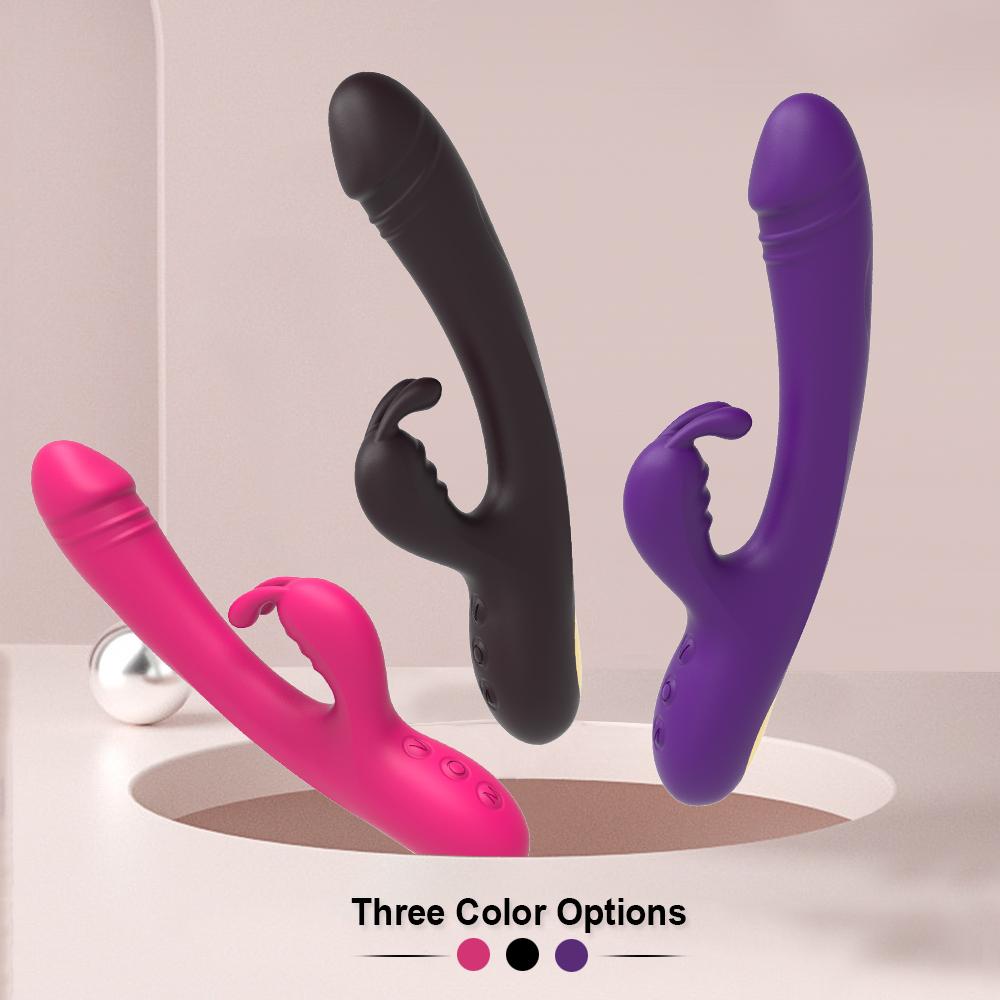 Výkonné vibrátory Rabbit Clitoral G Spot Dildo pro ženy 10rychlostní tichý vaginální masážní přístroj Sexuální hračky pro dospělé pro páry