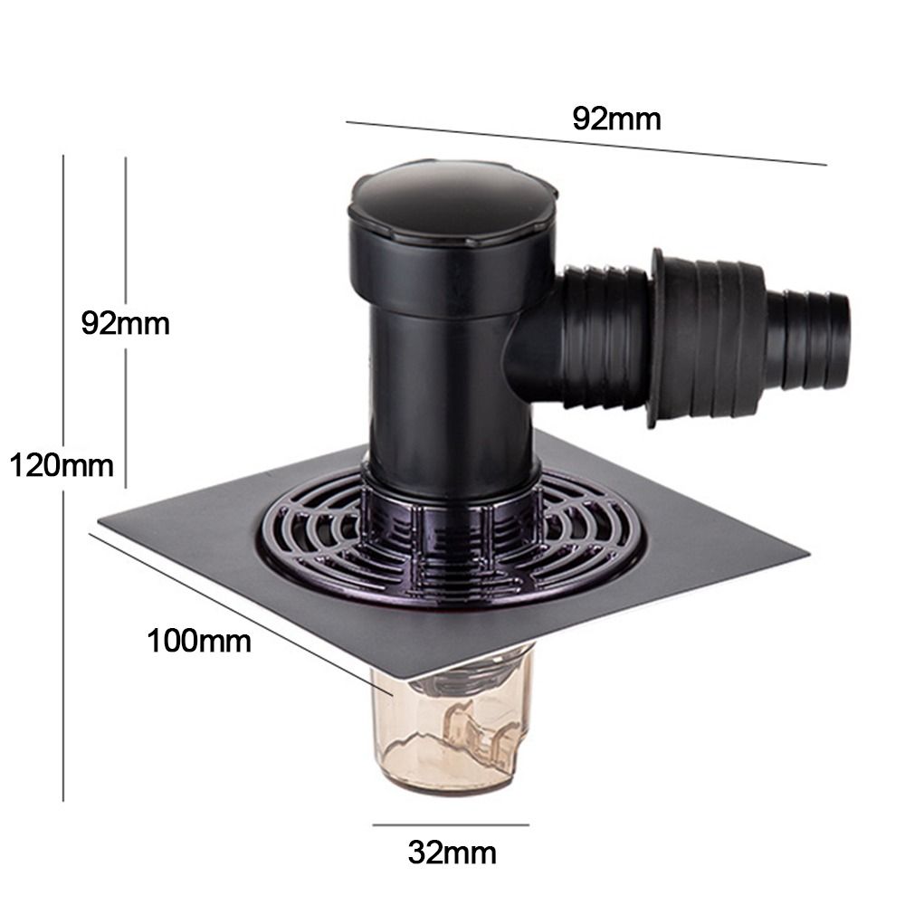 Snap Joint Washing Machine Floor Drain Cover Double Purpose Large Outfall Pipe Connector Insect Prevention