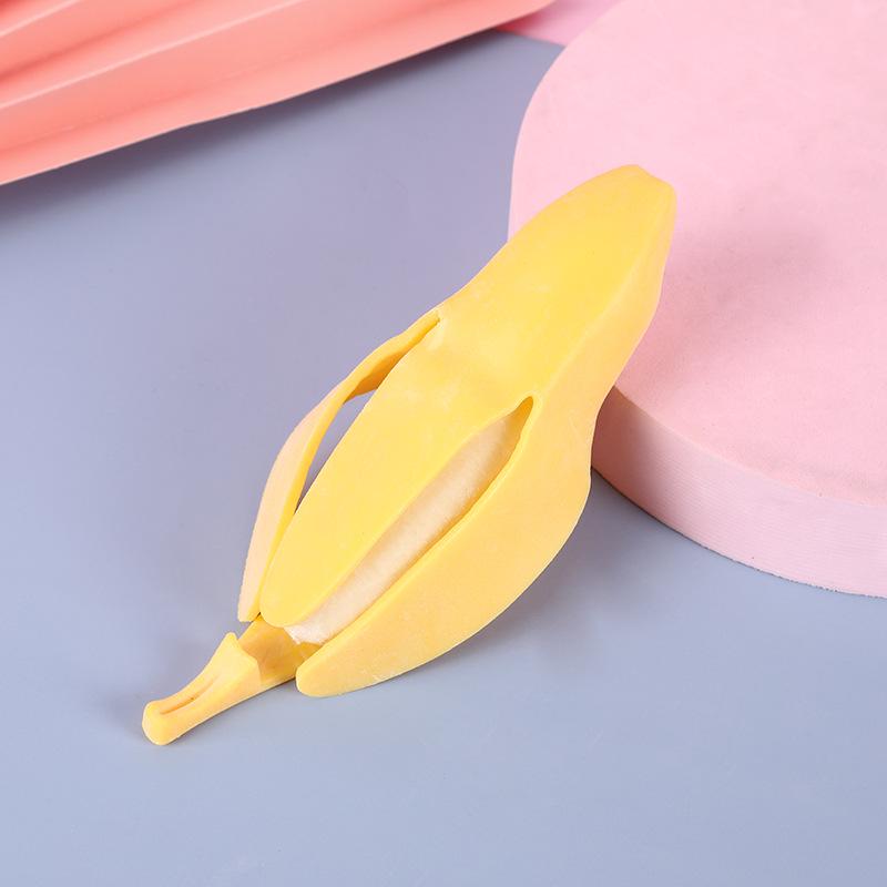 Realistic Peeled Banana Squeeze Toy - Slow Rebound and Stress Relief