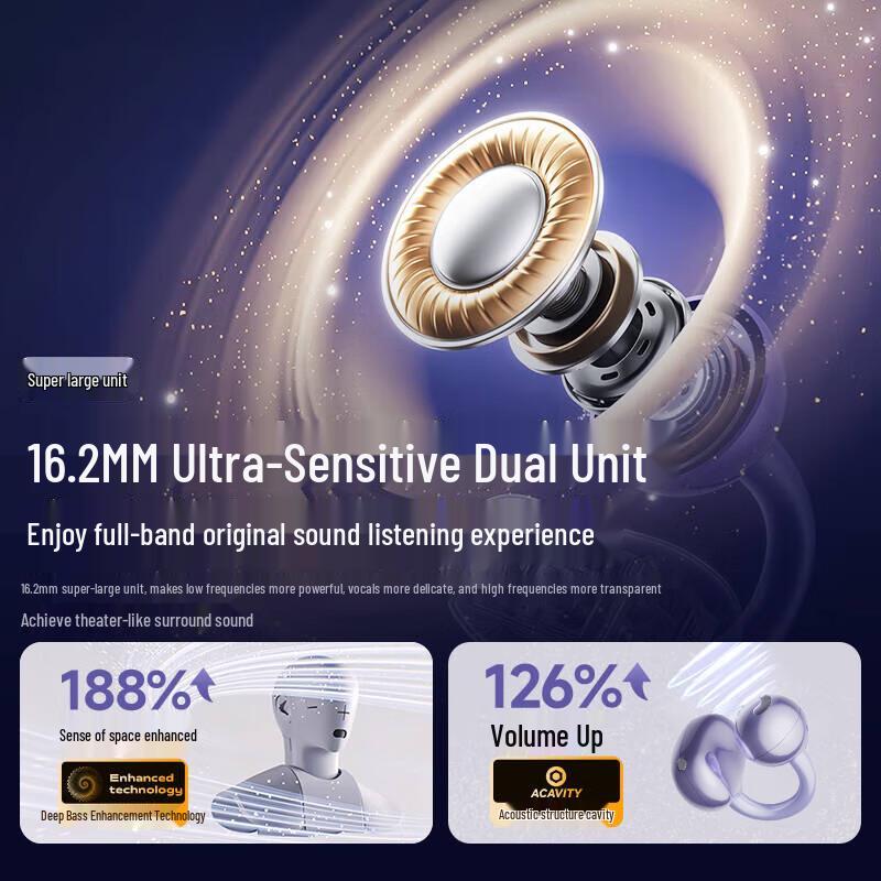 Skyworth D3 Pro Open-Ear Clip Bluetooth Sports Earphones