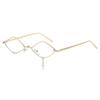 New Parallelogram Retro Full Metal Frame Sunglasses Punk Hip Hop Pendant Sun Glasses UV400 Fashion Shade