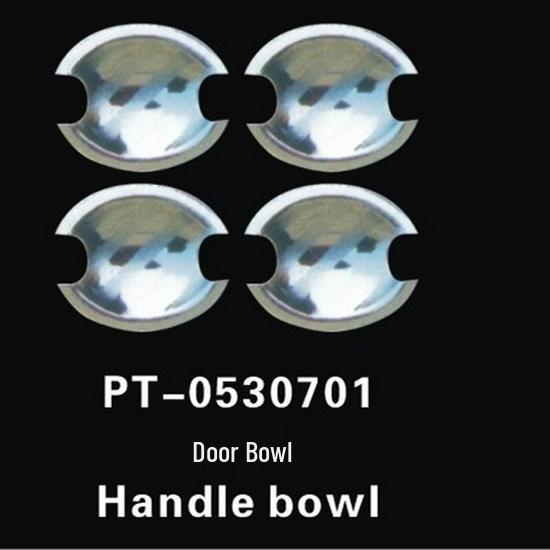 Otai Exterior Car Accessories for Peugeot 307: Handle Bowl, Sill Strip, Fuel Tank Cap, Rear Guard, Mirror Cover.