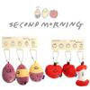 Sweet Morning Second Potato Apple Keychain Backpack Decorative Plush Pendant