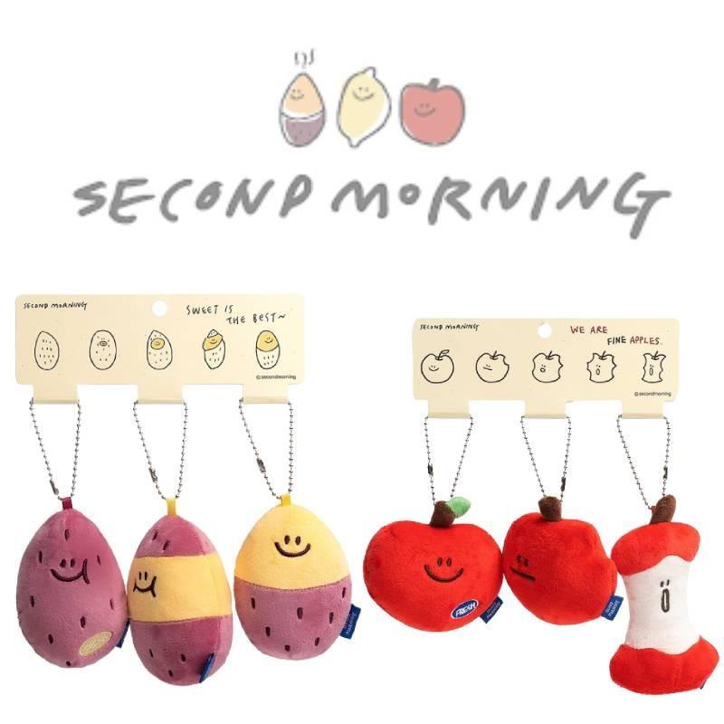 Sweet Morning Second Potato Apple Keychain Backpack Decorative Plush Pendant