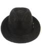 Yunibeosyeolkemiseuteuli Bu Raffia Line Black Fedora Summer Hat