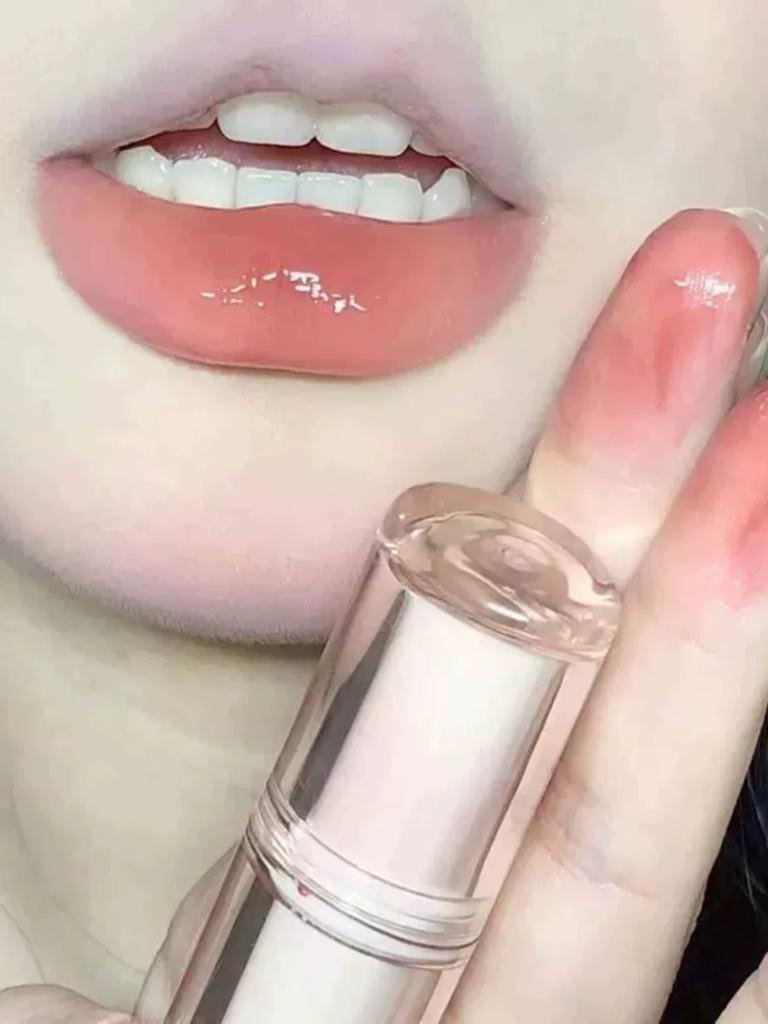 White Peach Milk Tea ~ Li Jiaqi Recommend Water Light Mirror Lip Lacquer Plain Face White Film Forming Students Pure Desire Nourishing Lipstick