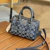 Coach Rowan 2025 Classic Monogram Boston Mini Crossbody Handbag
