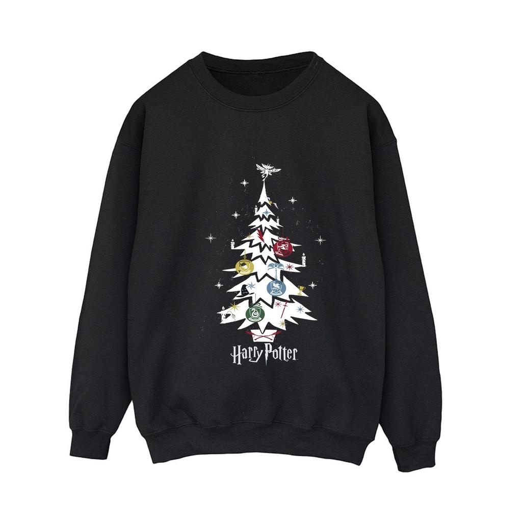 Harry Potter Womens/Ladies Christmas Tree Sweatshirt