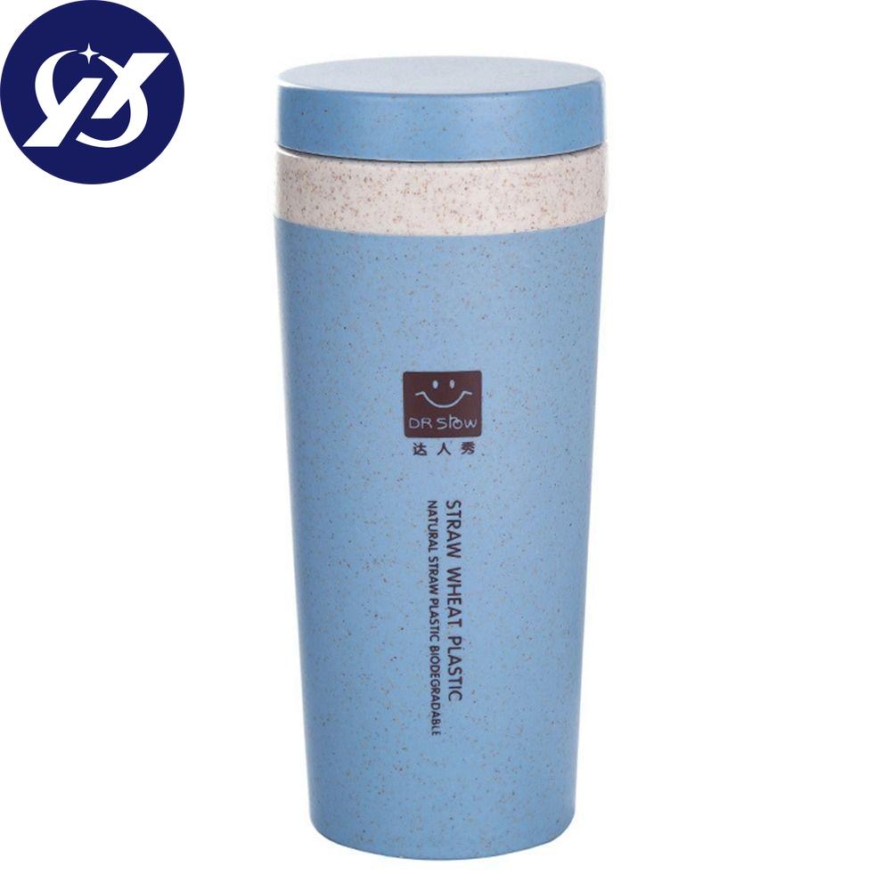With Lid Double-Layer Environmental Thermos Bottle Travel Mug Tea Water Bottle Thermal Mug