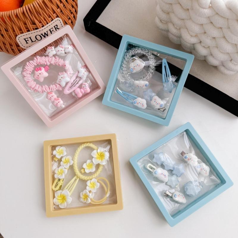 Cute Hair Clip Cartoon Hair Pin Bangs Side Clip Woman Kids Headwear Barrette Hair Accessories Gift Box