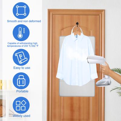 Tapis de Repassage Pliable Portable de Voyage Coussin Vapeur avec Accessoires Épaissi Résistant à la Chaleur Suspendu sur la Porte Couverture de Repassage