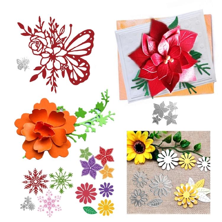 Flower Metal Cutting Dies Card Embossing DIY Photo Album Template Mold Decor