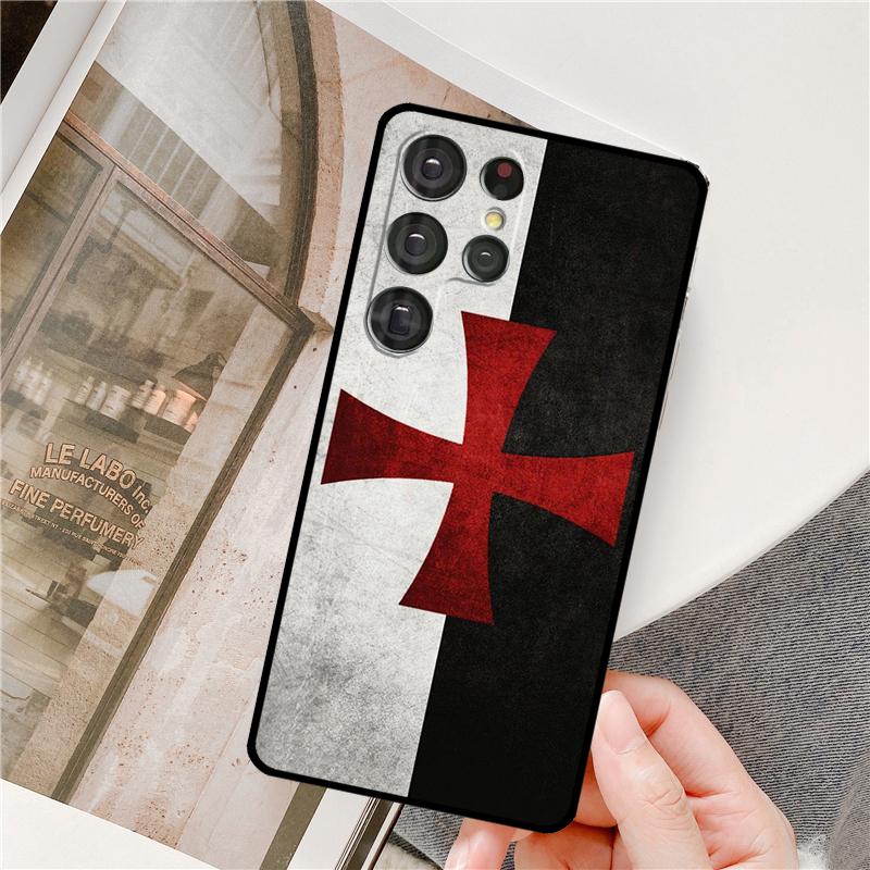 

Templar Knight For Samsung Galaxy S22 Ultra S21 Ultra Note 20 S20 FE S8 S9 S10 Note 10 Plus Phone Case Galaxy S8