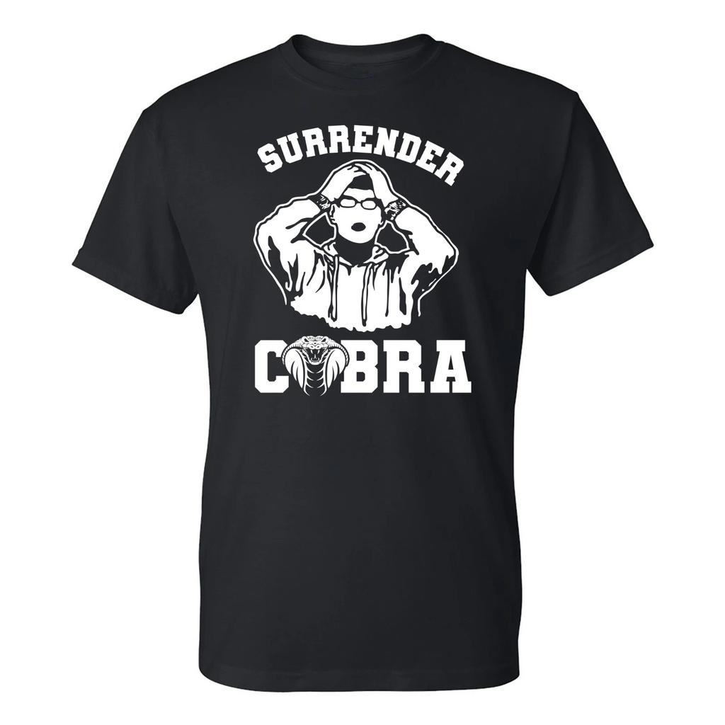 UGP Campus Apparel Surrender Cobra - Funny Karate Show T-Shirt