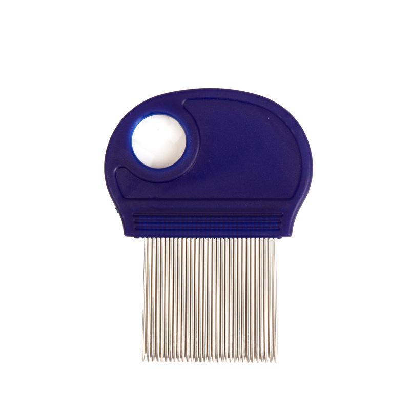 Universal Pet Supplies for Cats and Dogs, Stainless Steel Long Needle Lice Removal Pet Flea Comb, Pet Needle Comb