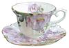 Royal Arden Cup and Saucer Set, White. Cup: Approx. 10 X 12.5 X 7 Cm, Saucer: Approx. 15 X 15 Cm.