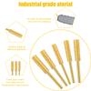 90Pcs Diamond Chainsaw Sharpener High Hardness Plated Burr Stone File 4.0/4.8/5.5mm Abrasive Sharpening Tool for Metal Polishing