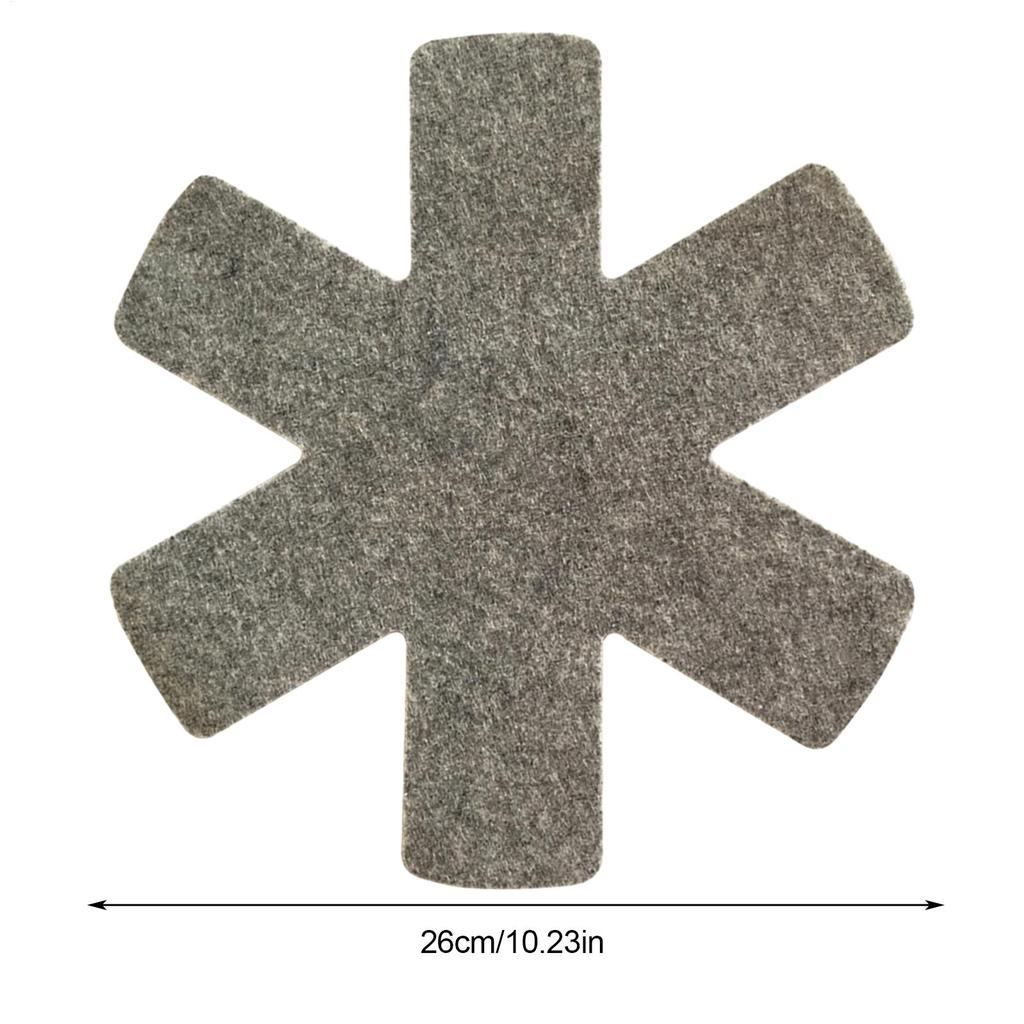 3pcs Non Woven Heat-resistant Mats Pads Heat-insulating Cloth Pot Non Stick Pon Protective Kitchen Bowls Plates Felt