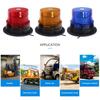 12V Car Strobe Light Emergency Car Rotating Traffice Indication Flash Beacon Light LED Orange Blue Red Flash Car Warning Light