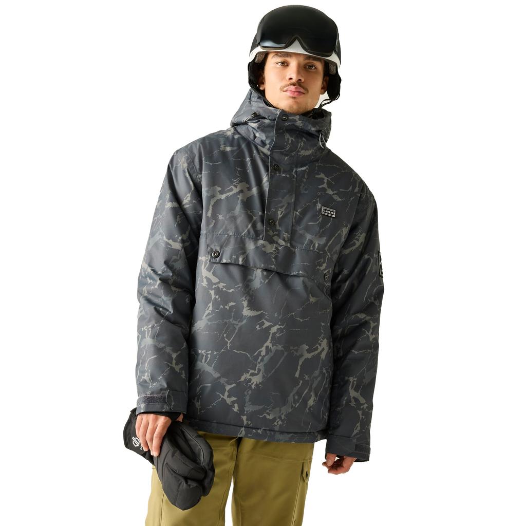 Mens Freeride III Cracked Overhead Ski Jacket