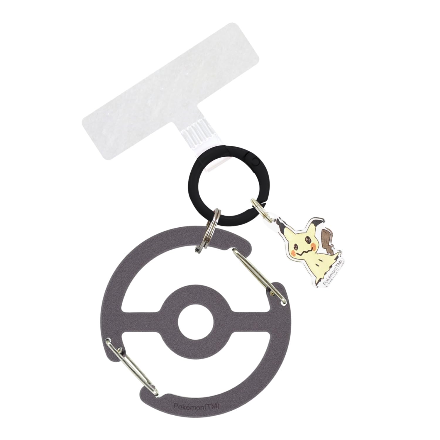 

Gourmandies Pokemon Plus with Clear Mimikyu Multi-Ring Carabiner, (POKE-987D)