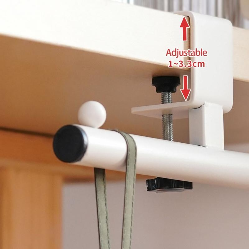 Space Saving Desk Side Hook For Backpacks Carbon Steel Construction Easy Installation Bag Hanger Classroom Accessory